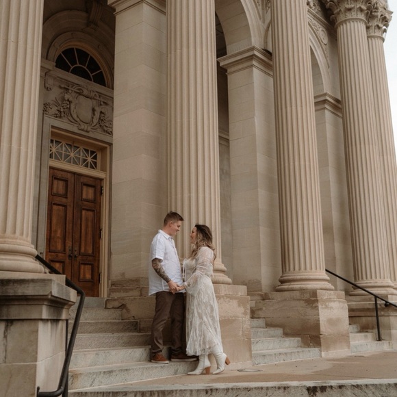 CB inspired Delilah Lace Maxi Dress - Picture 3 of 3